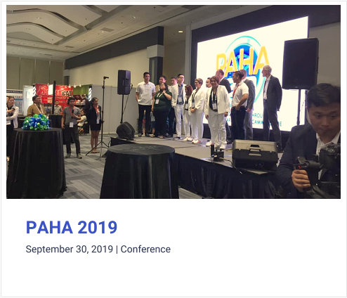 PAHA 2019 September 30, 2019 | Conference